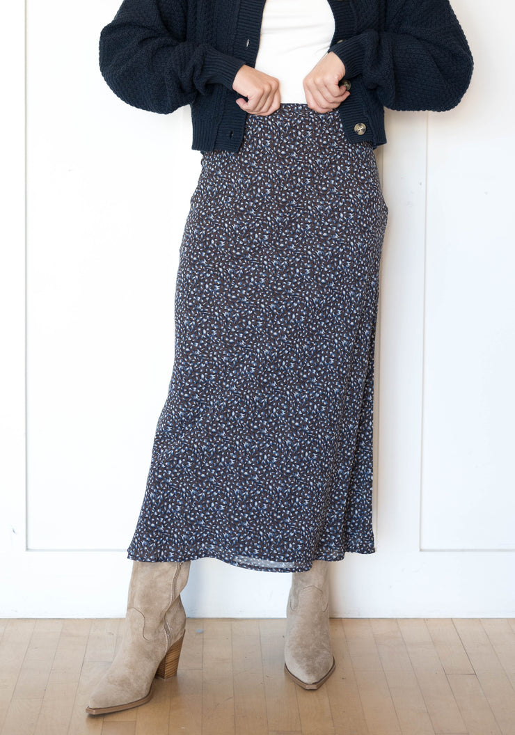 yelena aspen floral maxi skirt