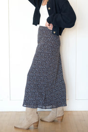 yelena aspen floral maxi skirt