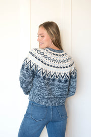 north sea fairisle cardigan