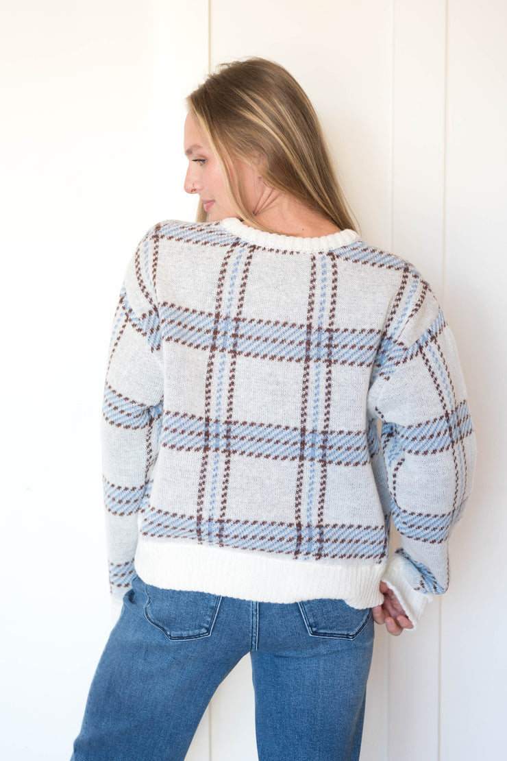 junction plaid sweater