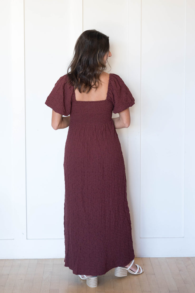 sangria midi dress