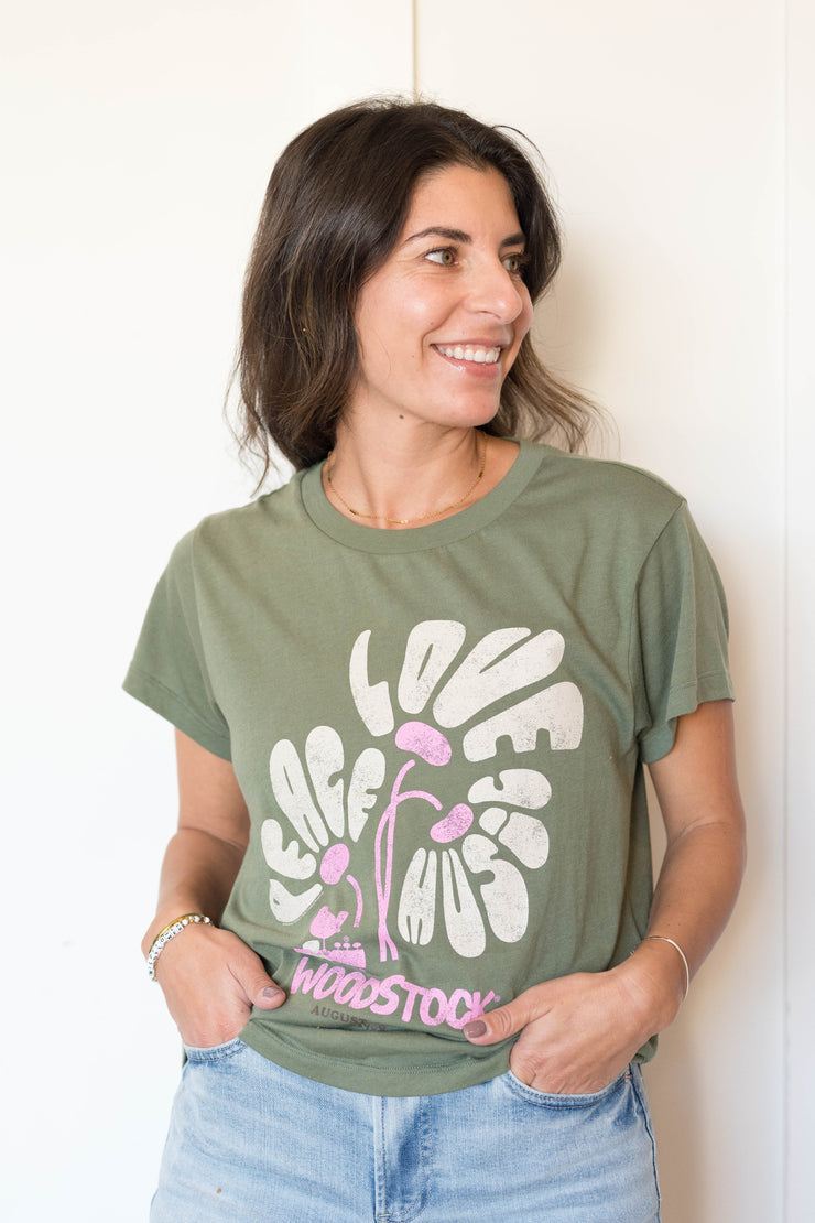 woodstock festival graphic tee