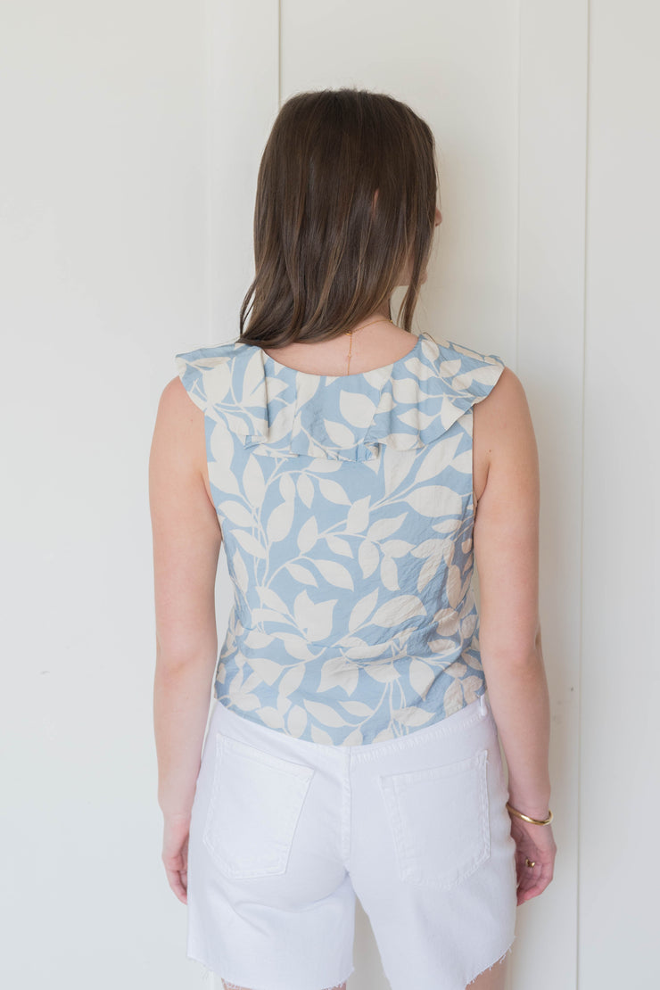garden delights ruffle top