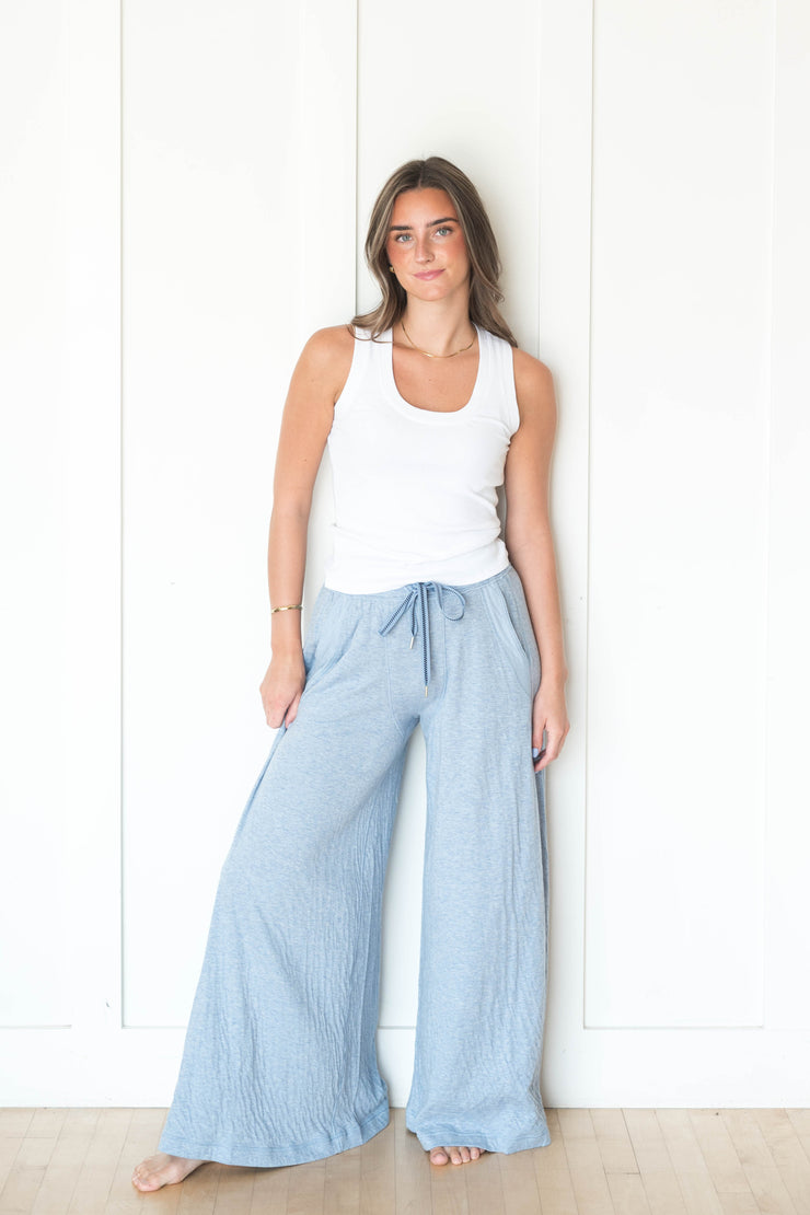 wait a minute wide leg lounge pant