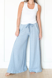 wait a minute wide leg lounge pant