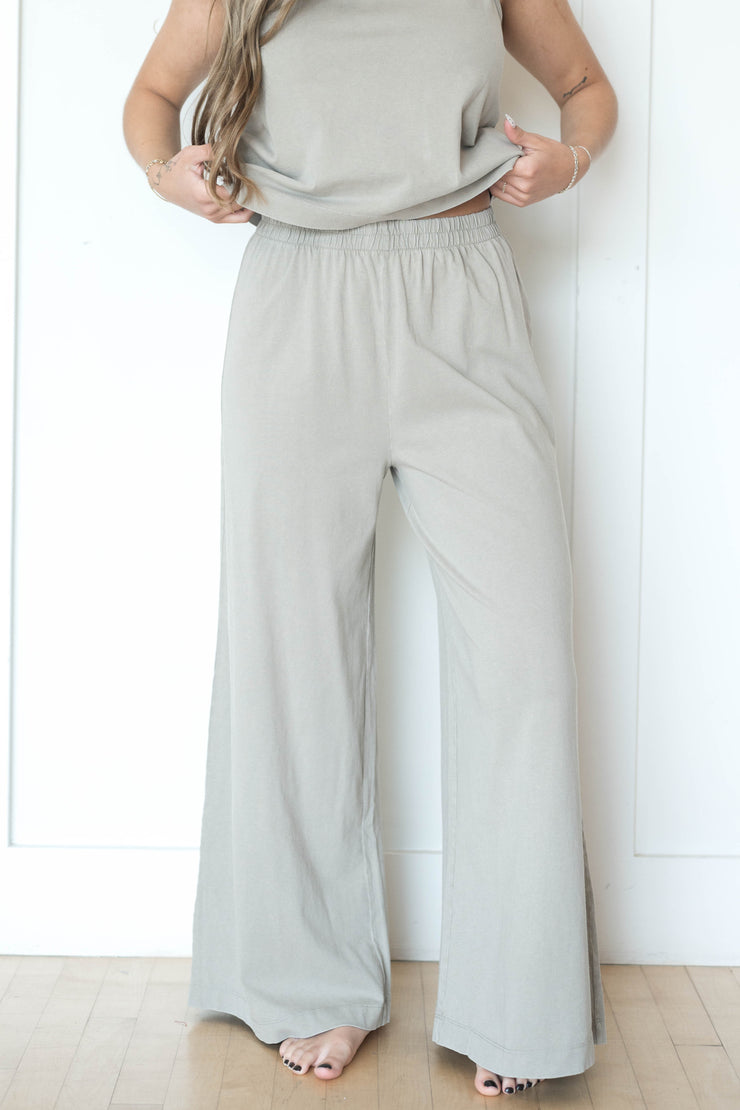 scout jersey crop flare pant