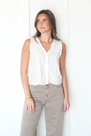 tomi embroidered tank