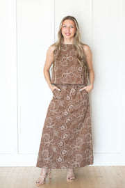 gabby floral skirt