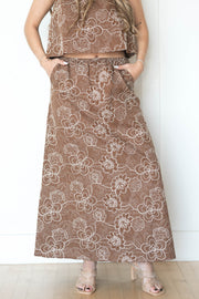 gabby floral skirt