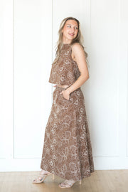 gabby floral skirt