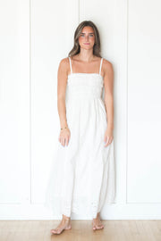 dani embroidered midi dress