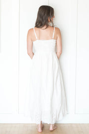 dani embroidered midi dress