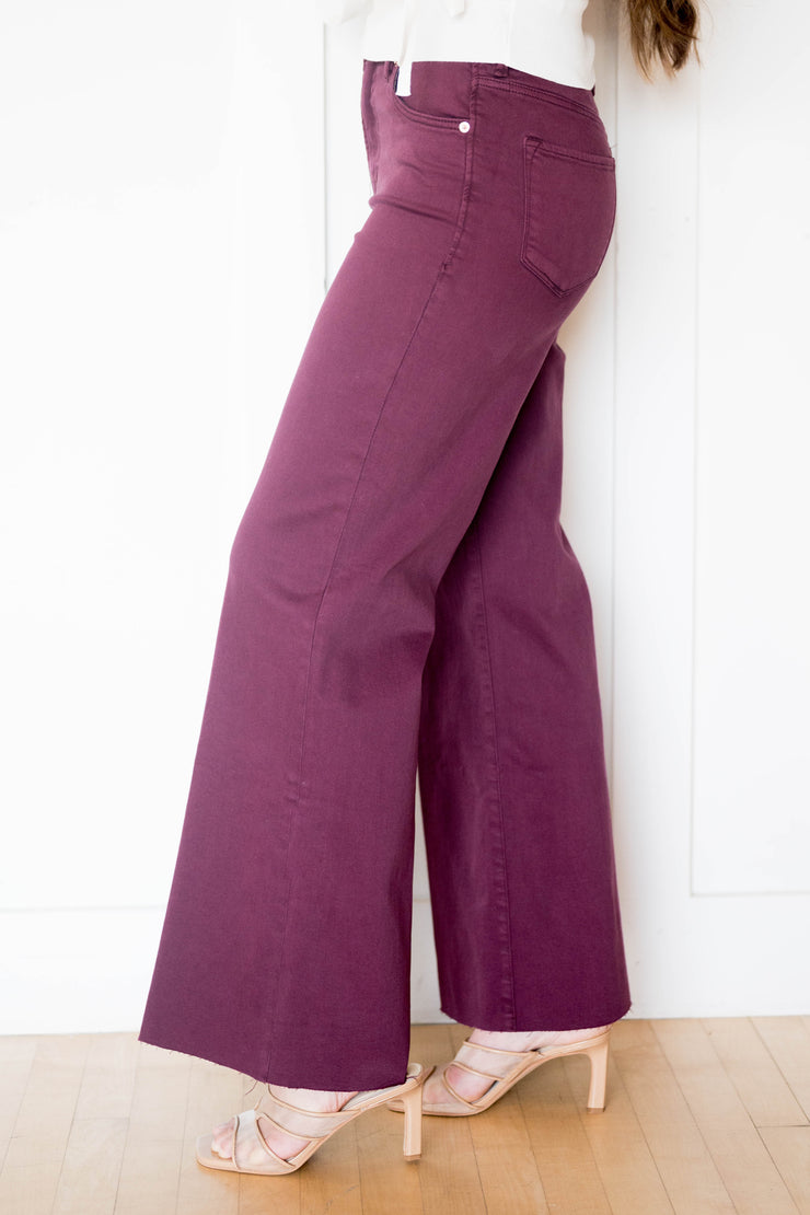 fiona mid rise wide leg jean