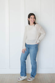 the mid rise straight jean