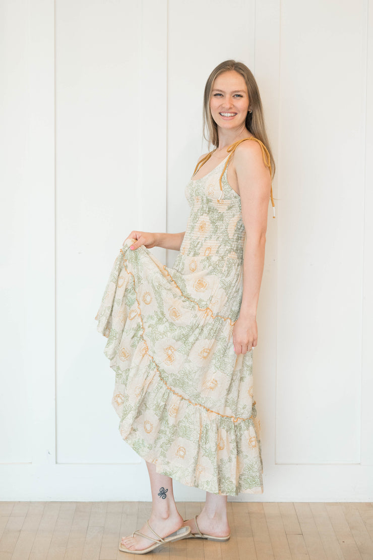 adriel midi dress