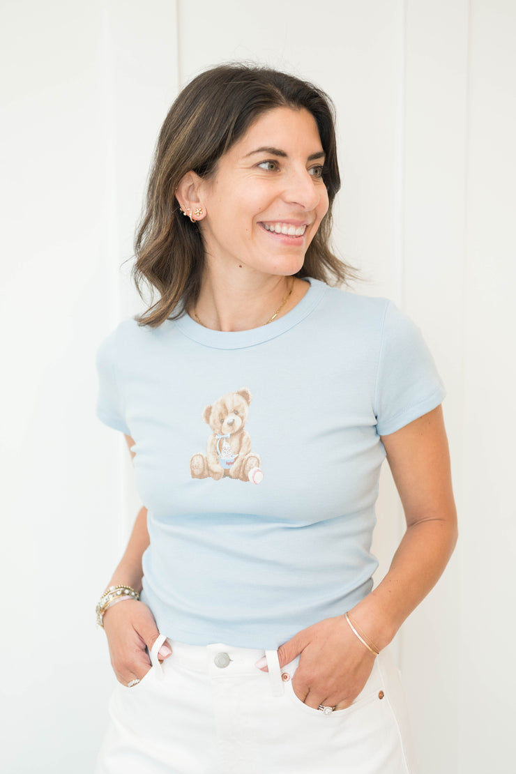 sundae slugger baby tee
