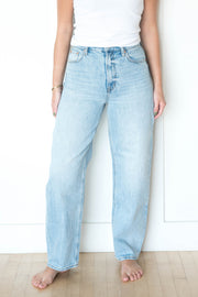 wes high rise barrel jean