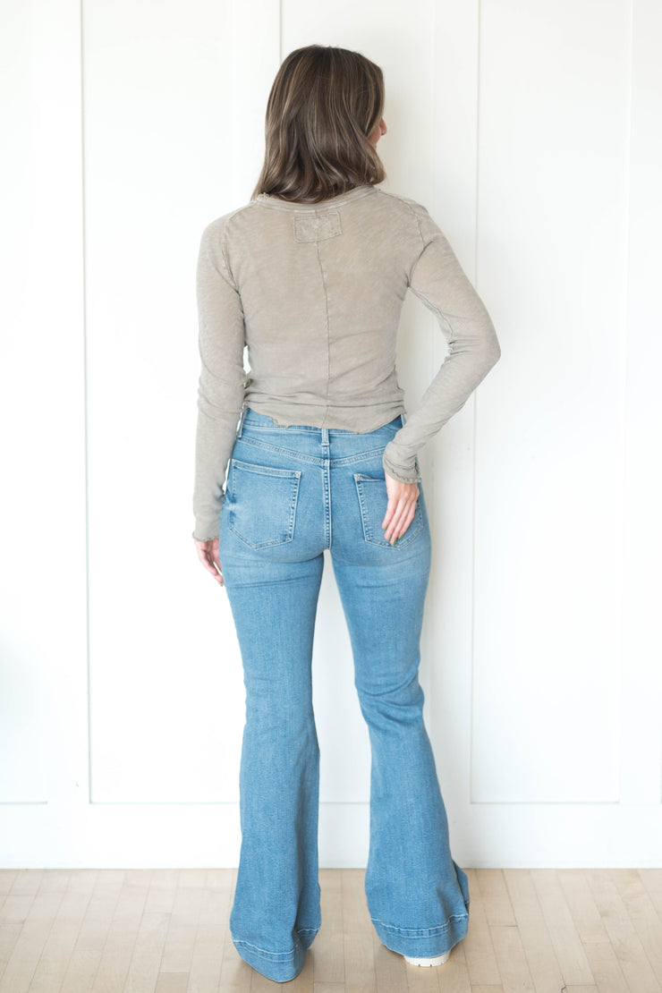 kinsley mid rise flare