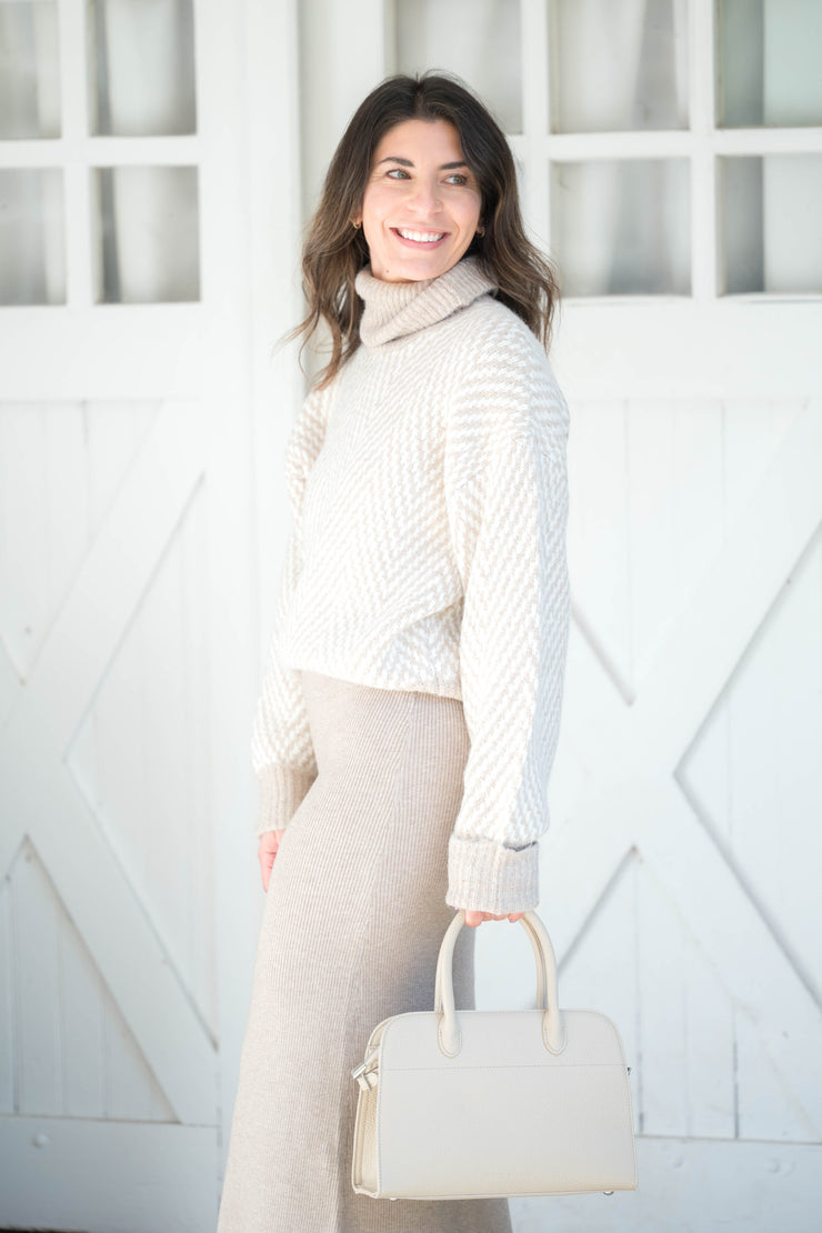 balkan funnel neck sweater