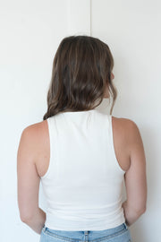 daphne high neck tank