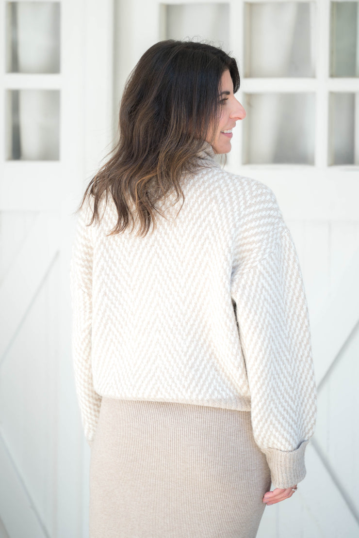 balkan funnel neck sweater