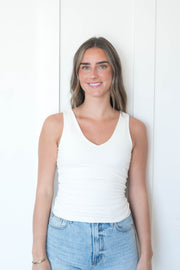 peyton vneck tank