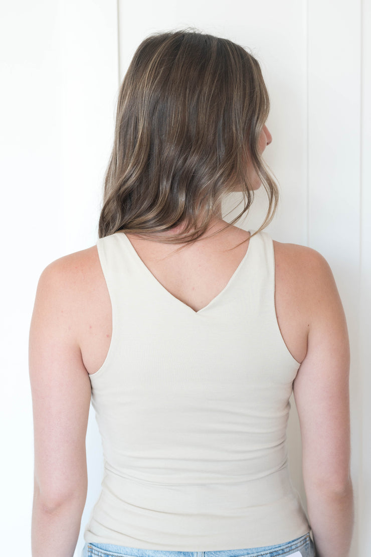 peyton vneck tank