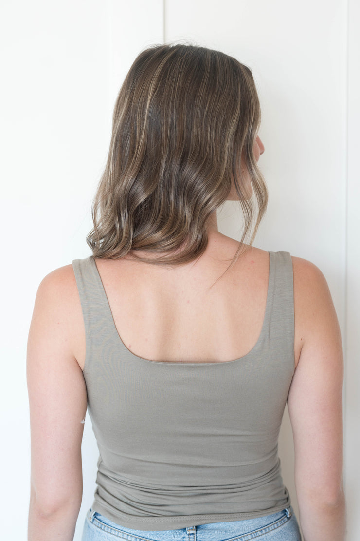 vienna square neck tank