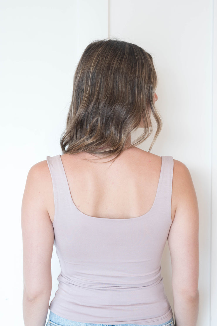 vienna square neck tank