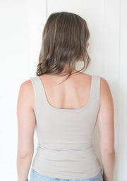 vienna square neck tank