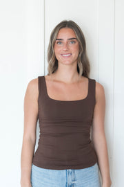 vienna square neck tank