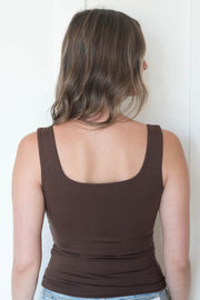 vienna square neck tank
