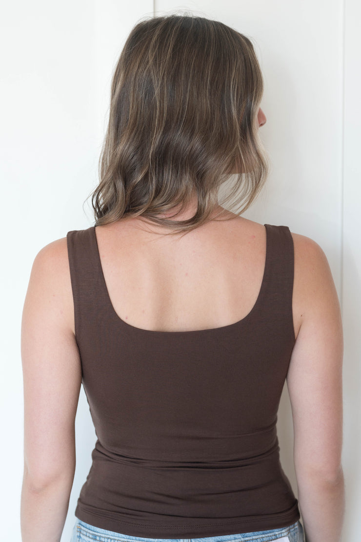 vienna square neck tank