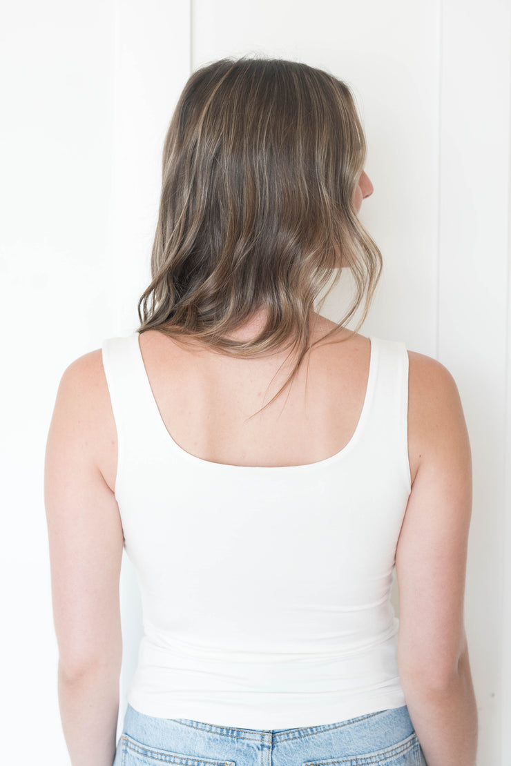 vienna square neck tank