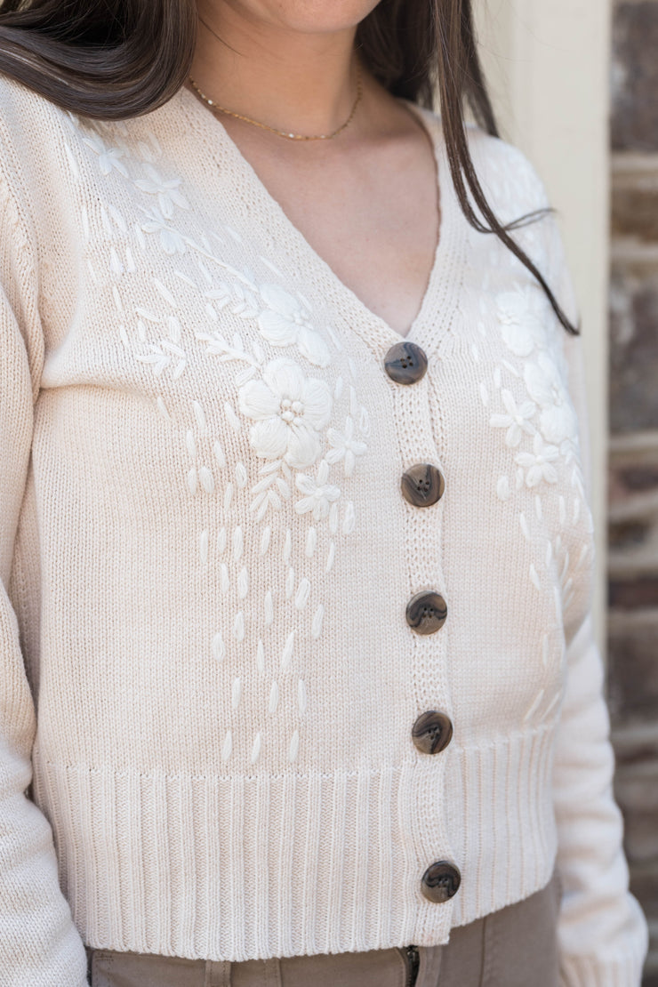 cecilia floral cardi