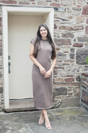 mockneck sweater dress