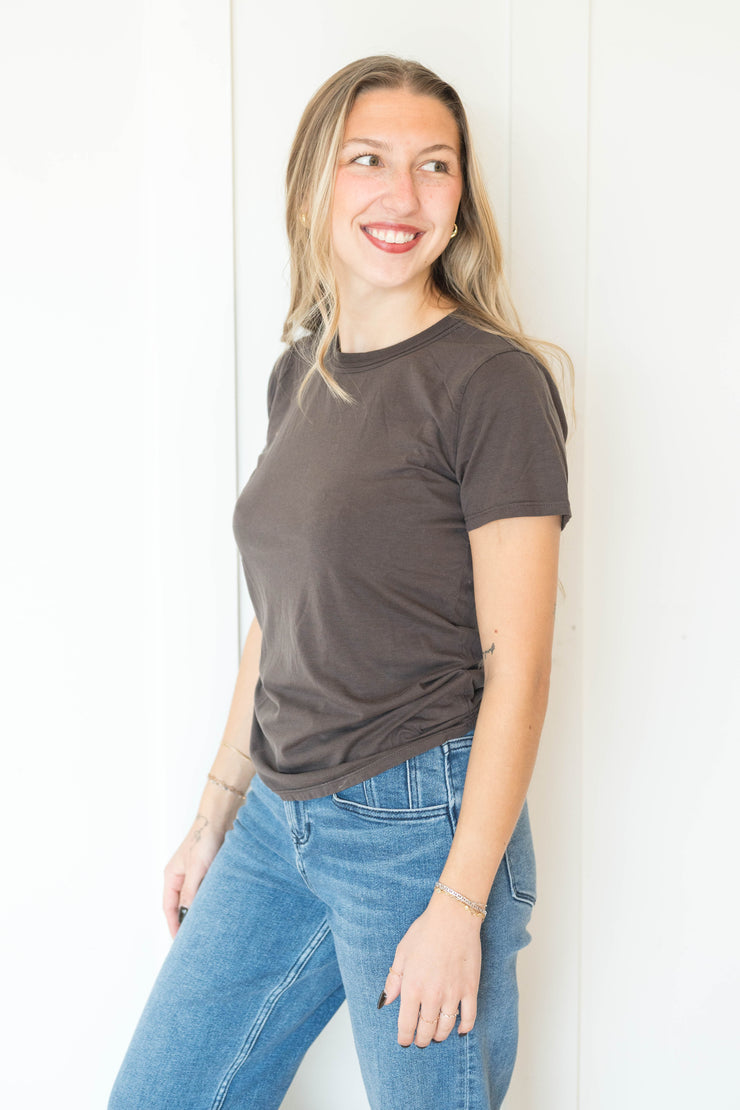 you got it washed baby tee