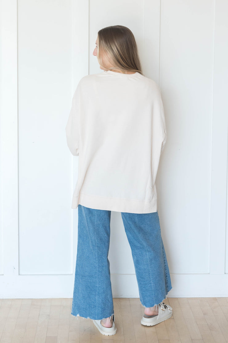 modern weekender pullover