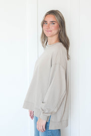 modern weekender pullover
