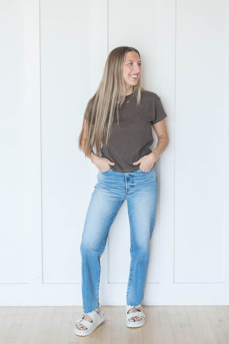 modern slub tee