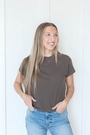 modern slub tee