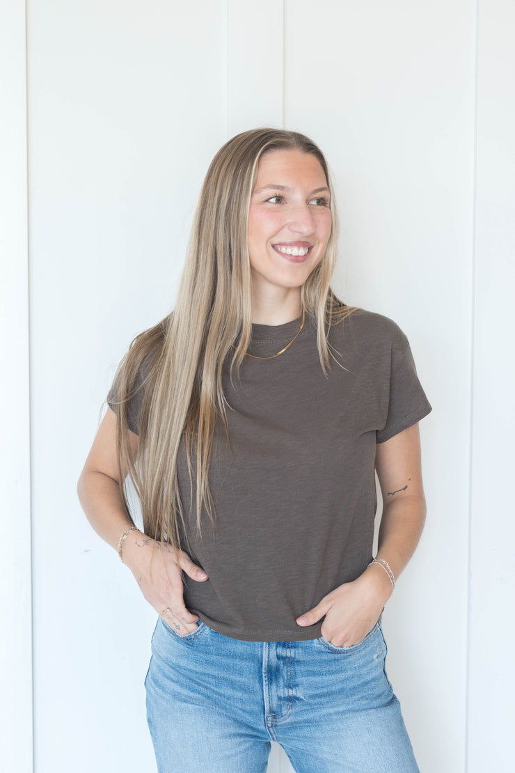 modern slub tee