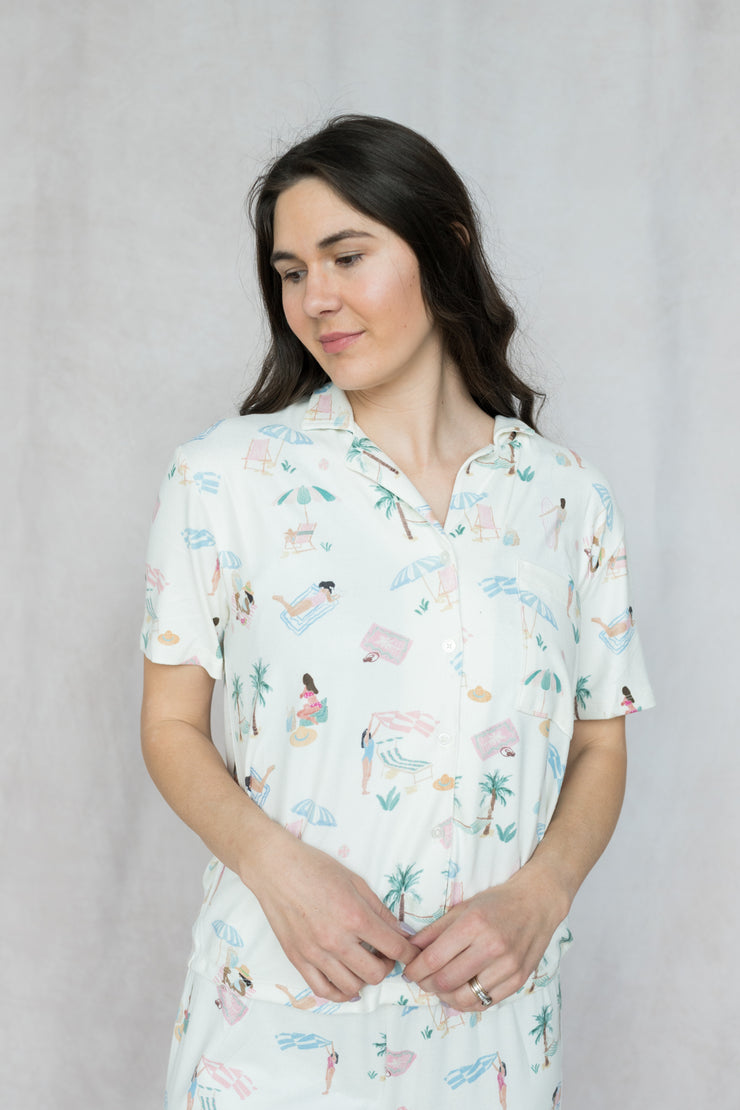 beach days pj top