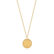 rope disc necklace