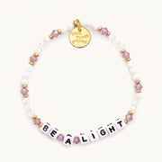 letter bead bracelet | positive vibes