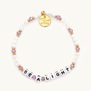 letter bead bracelet | positive vibes