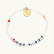 letter bead bracelet | positive vibes