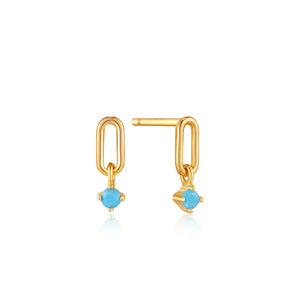 link stud earring