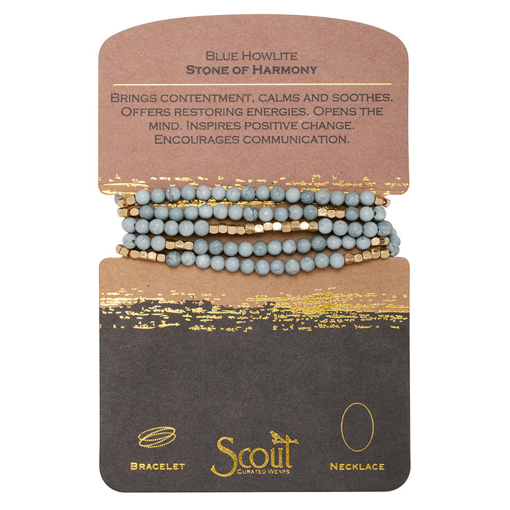 stone wrap bracelet + necklace | stone of harmony
