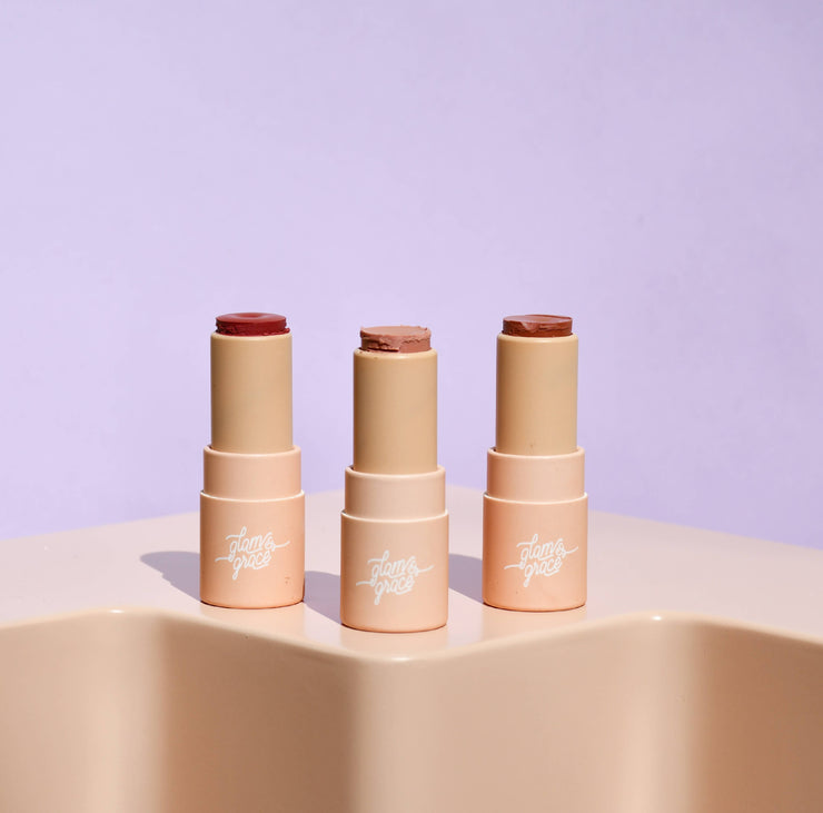 mega color lip balm | peachy nude
